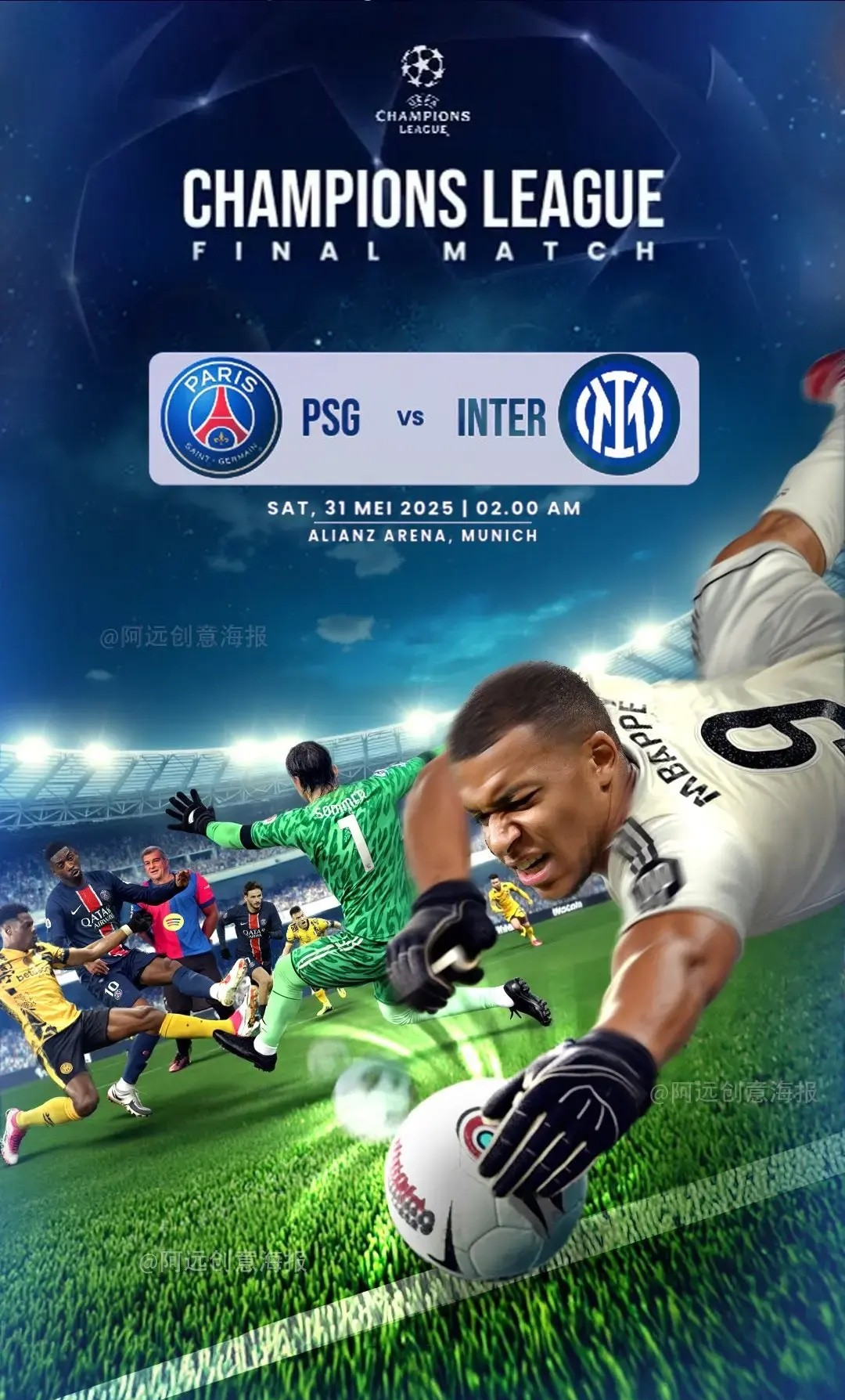 关于国际米兰鏖战美国，姆巴佩高光表现的信息