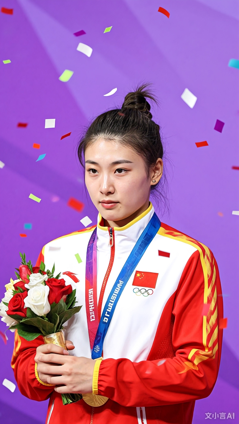 中国体操选手再添一金，力压对手登上领奖台的简单介绍