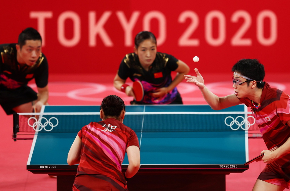 日本队逆转英格兰队，许昕关键制胜