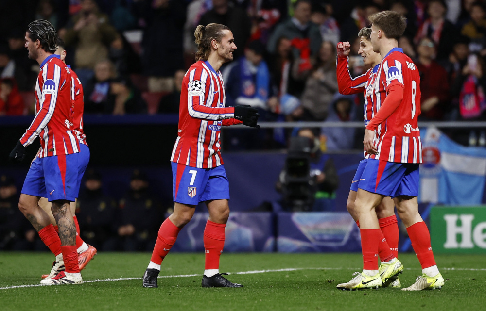 格列兹曼梅开二度，马竞取得胜利